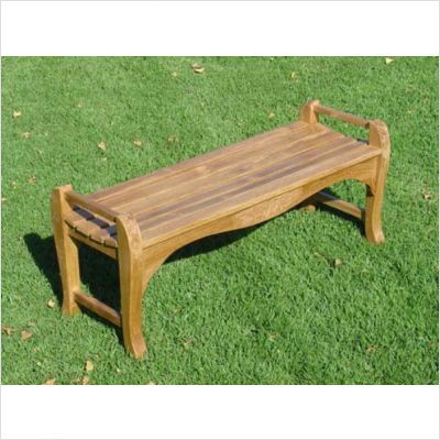 Royal Teak Teakwood Backless Rose Carved 4 Bench TK8090