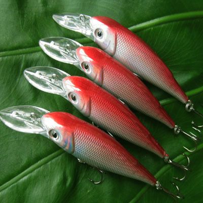 4Pcs RAP Medium Running Crankbait Fishing Lures Bait Tackle 90HB