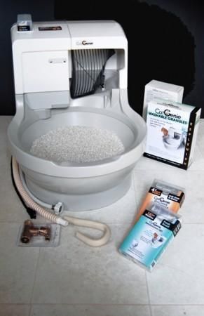 GREAT CONDITION Automatic Cat Genie 120 Litter Box   Extras & Warranty 