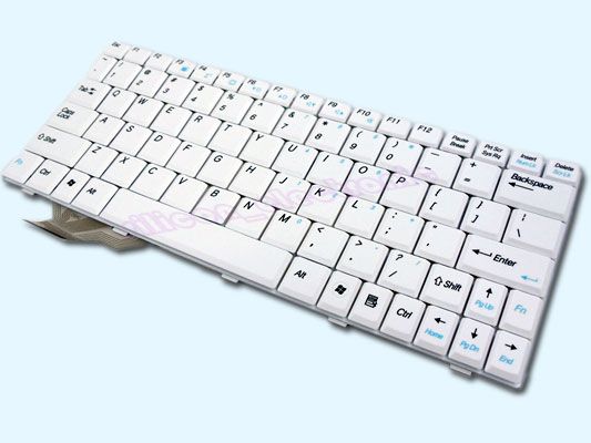 White New Averatec 2200 2225 2260 Keyboard V002409AS1