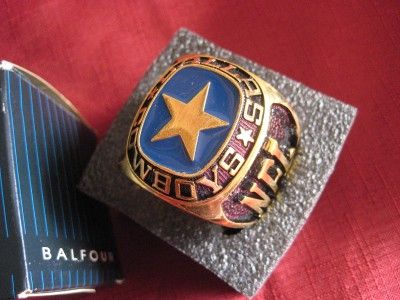 balfour dallas cowboys ring paperweight