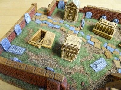 Games Workshop Pro Painted Terrain Piece   Graveyard OOP  FREE SHIP 