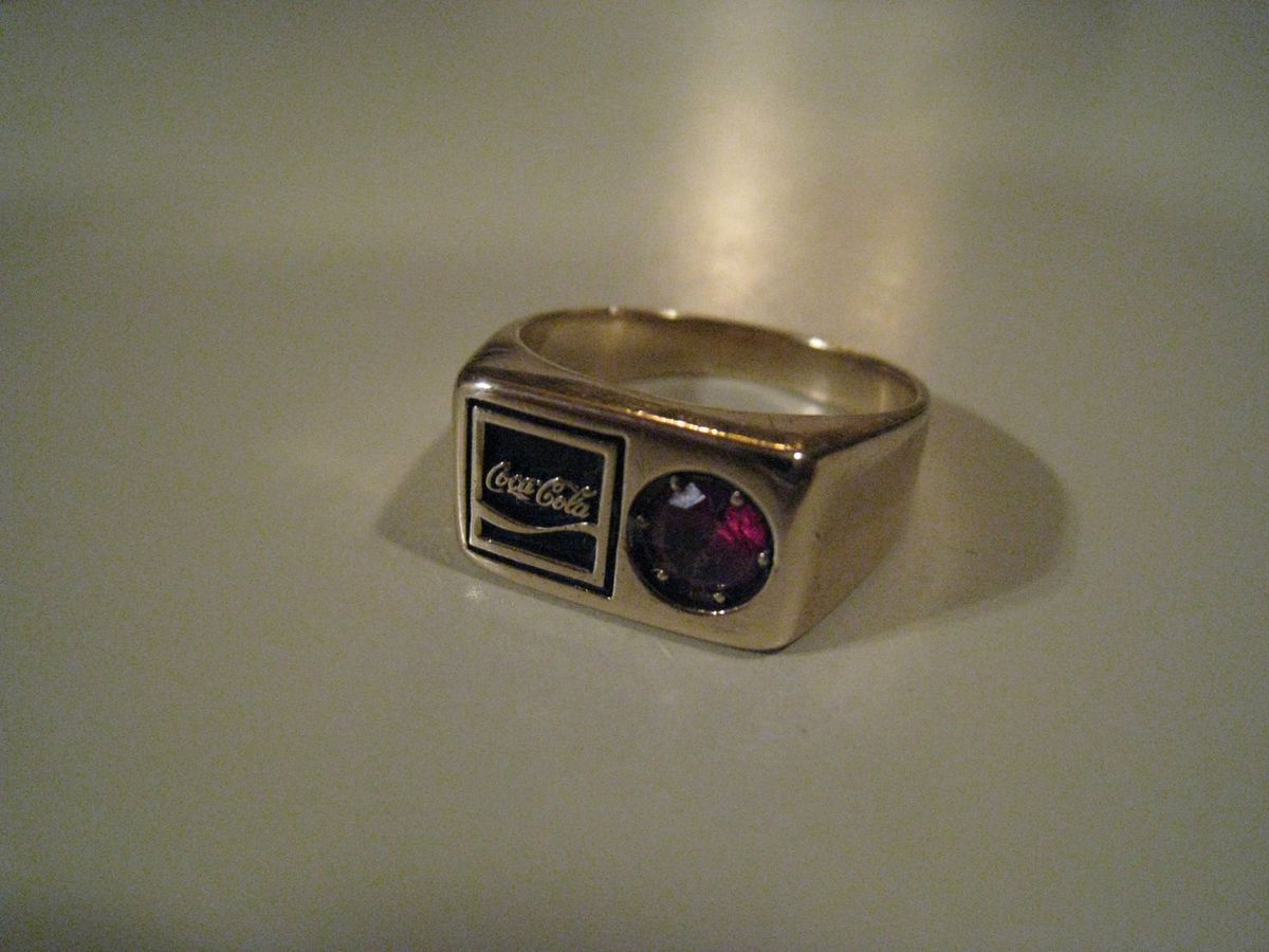 Coca Cola Employee Service Year Award 10K Ring Jostens Coke $220 00 