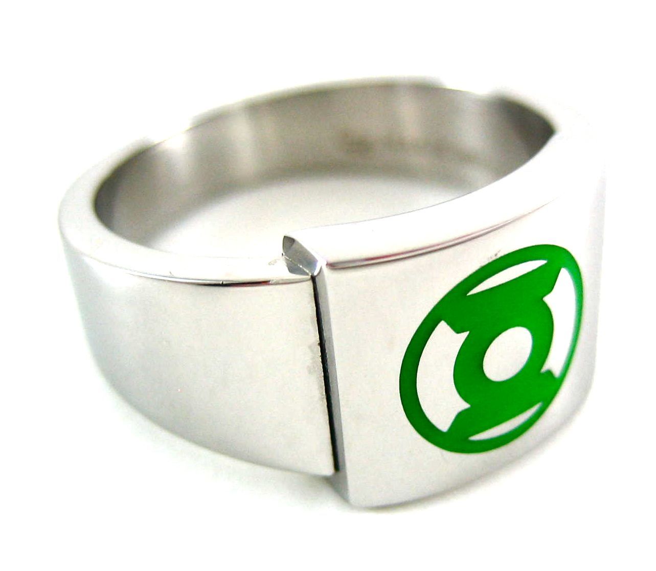 DC Comics Licensed Green Lantern Stainless Steel Ring