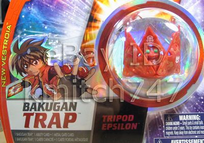 Bakugan Trap New Vestroia Red Pyrus Tripod Epsilon