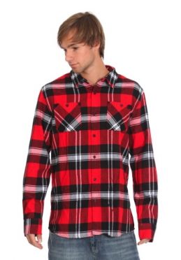 DC Shoes Mens Flannel O Bannon Long Sleeve Shirt