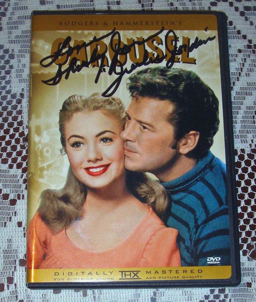 Shirley Jones Signed Carousel DVD COA EXACT PROOF