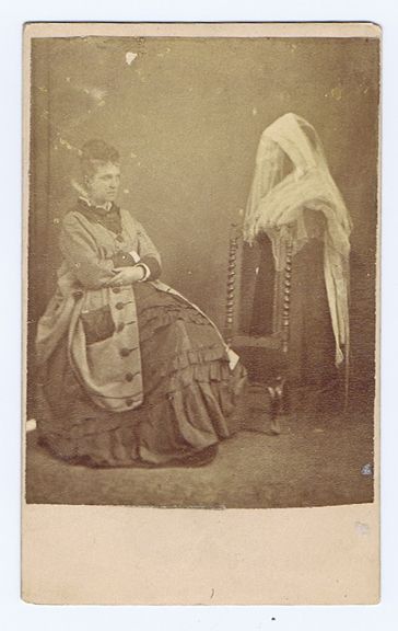 Hudson Houghton 1873 Barnard Washington CDV Spirit Photo Ghost Medium 