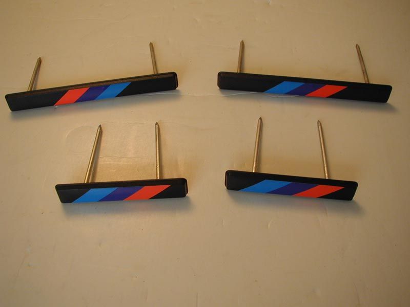 bmw m technic or motorsport seat badges brand new which will fit all 