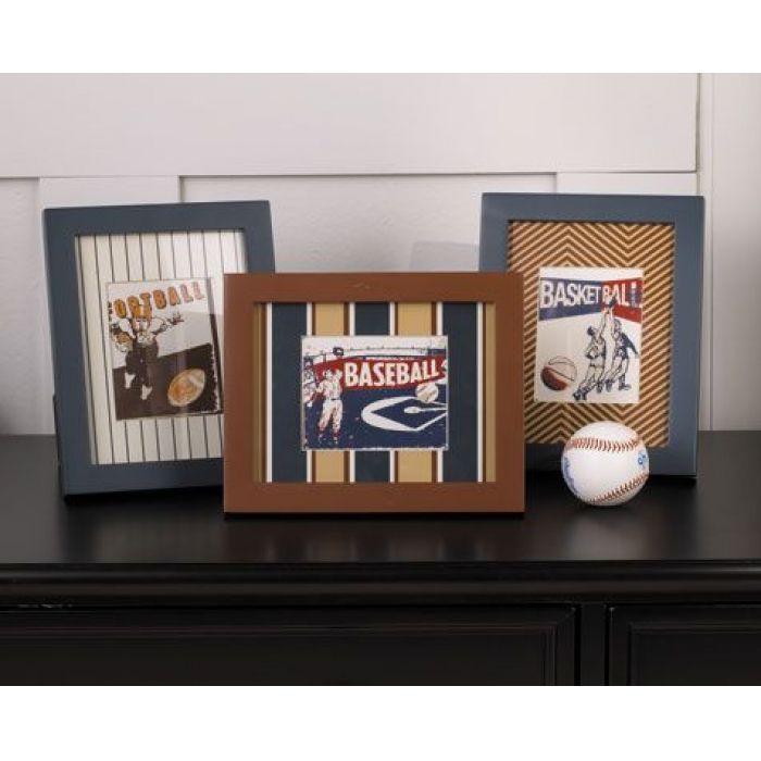   Cooperstown Quilt Boys Sports Nursery Bedding Stripes Baseball