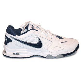 Nike Air Diamond Trainer Mens Baseball/Softball Shoes White/Navy 14