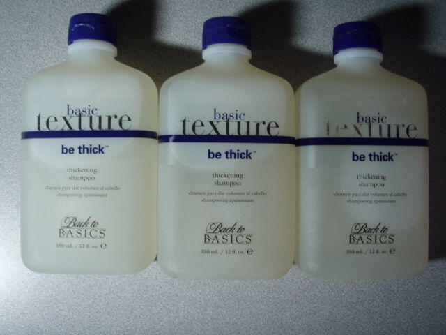 Back to Basics Be Thick Thickening Shampoo 12FL oz x 3