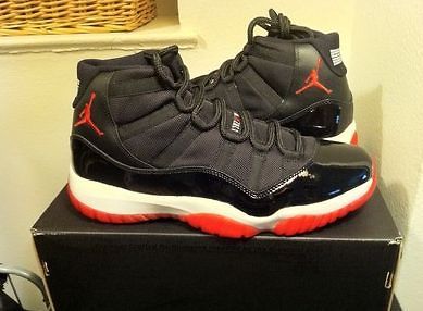   JORDAN RETRO XI 11 BREDS BLACK RED 2012 DS SIZE 8 9 9.5 10 11 12 1312