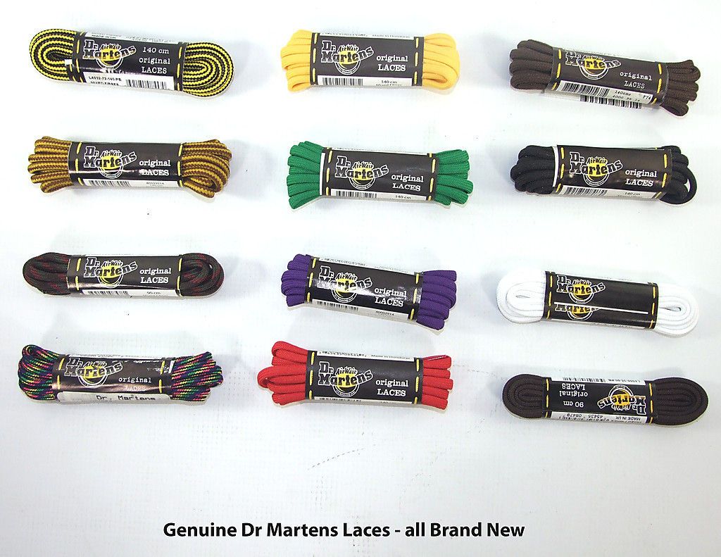 Dr Doc Martens Laces Various Colours Sizes 65 90 140 210 cm 1460 1461 