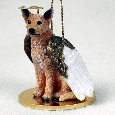 AUSTRALIAN CATTLE DOG Red Heeler ANGEL Dog Tiny One Ornament Figurine 