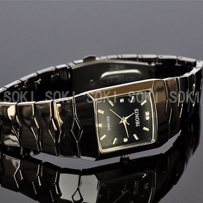 Newly listed For Sale New SINOBI Black Mens Black Analog Quartz Wrist 