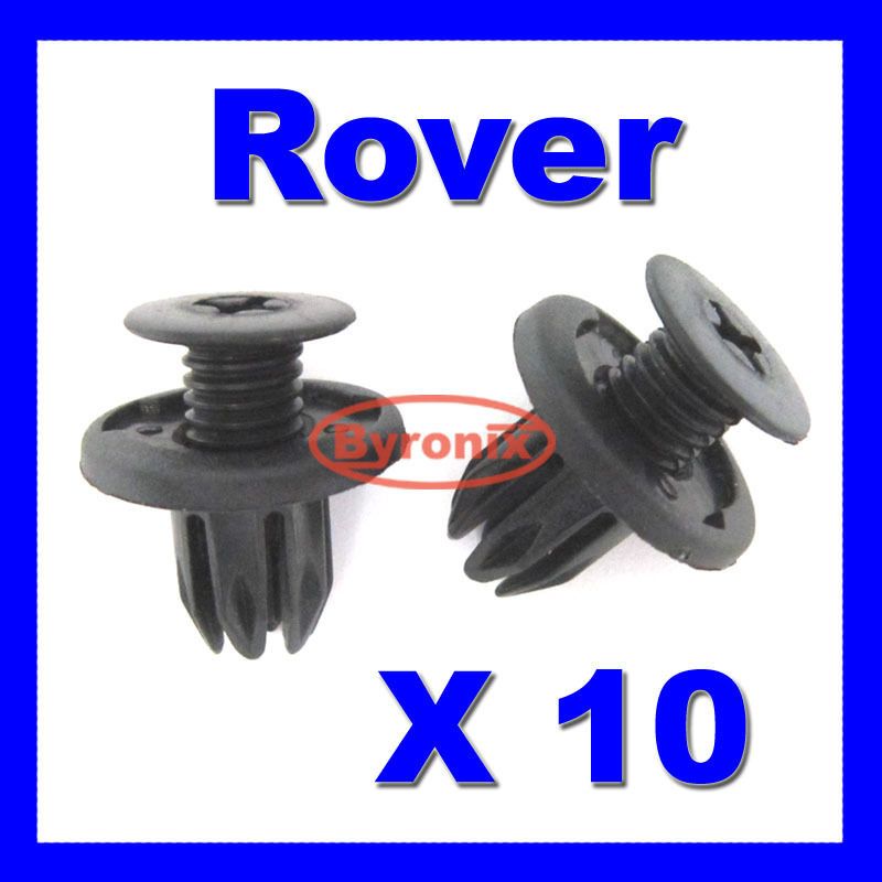 ROVER 25 45 75 MG ZS MGF 200 400 BUMPER PLASTIC CLIPS RIVET SCRIVET 