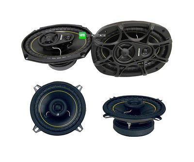 NEW KICKER DS693 6x9 280W Car Speakers + 2) KICKER DS525 5.25 