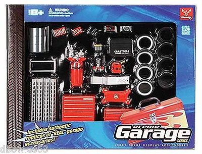 Phoenix Garage Diorama Accessory Set   Repair Garage Series (124)