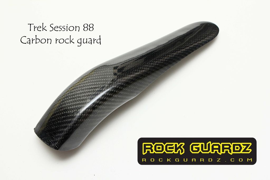 mtb carbon fibre rock guard for trek session 8 or