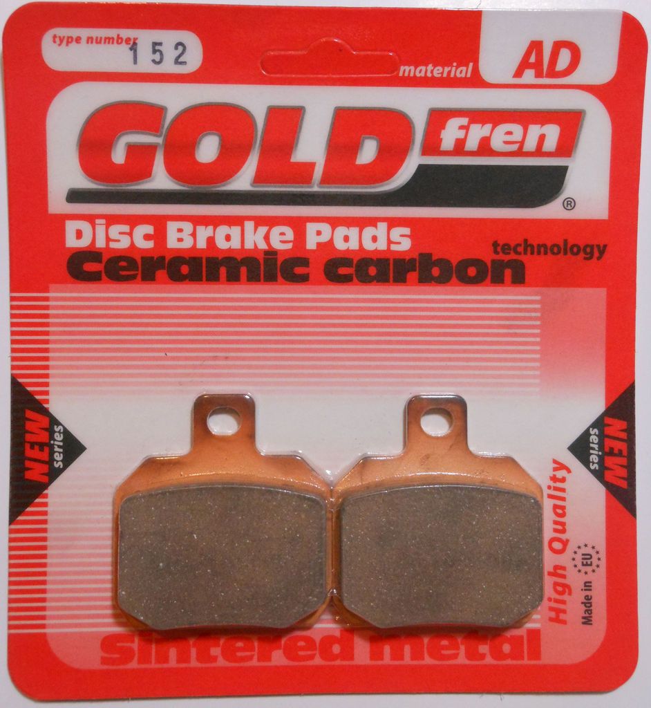 2010 VOXAN WK 250 Jetmax (4T) GOLDFREN REAR BRAKE PADS 152S3