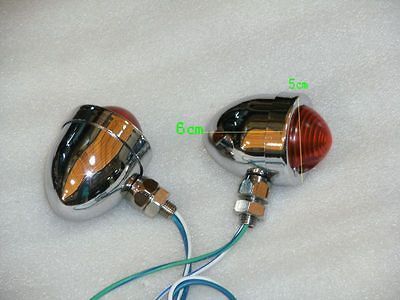 Chrome Custom Chopper Style Turn signals C50 C90 M109R C109R Volusia 