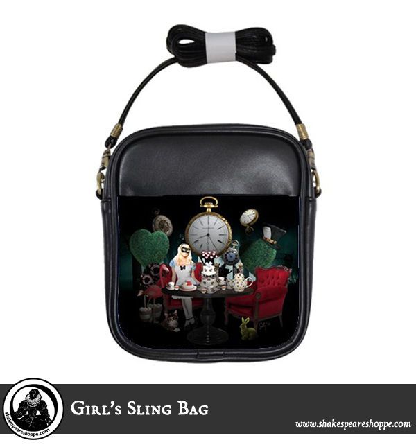 alice in wonderland bag alice collage girls sling handbag