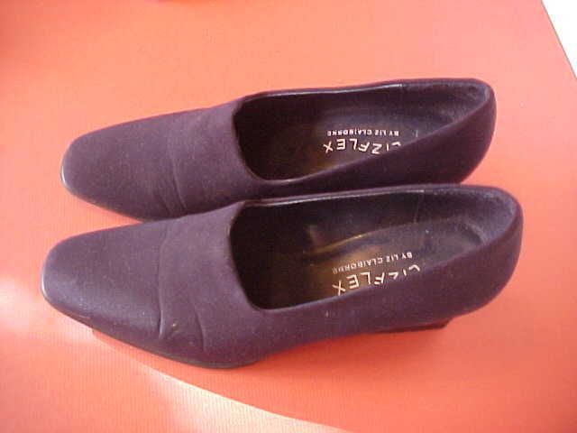 ladies womens shoes liz claiborne navy lizflex casual 6