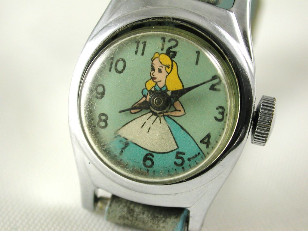 vintage 1950 s alice in wonderland u s time wrist