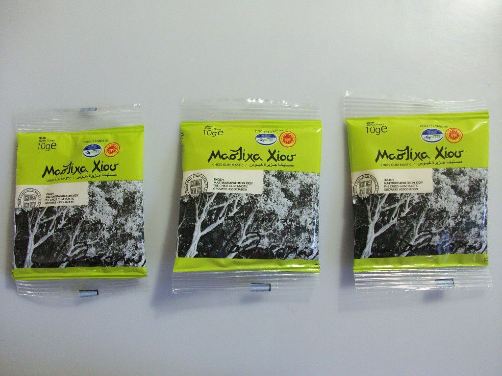 GREEK PURE GUM MASTIC TOP QUALITY OF CHIOS ISLAND 3 PACKS (10gr EACH)