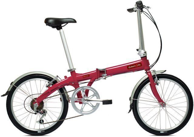 dahon eco c7 7 speed folding bike brick red time