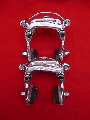 SHIMANO DURA ACE CENTER PULL BRAKE CALIPERS LONG REACH ROAD BIKE 