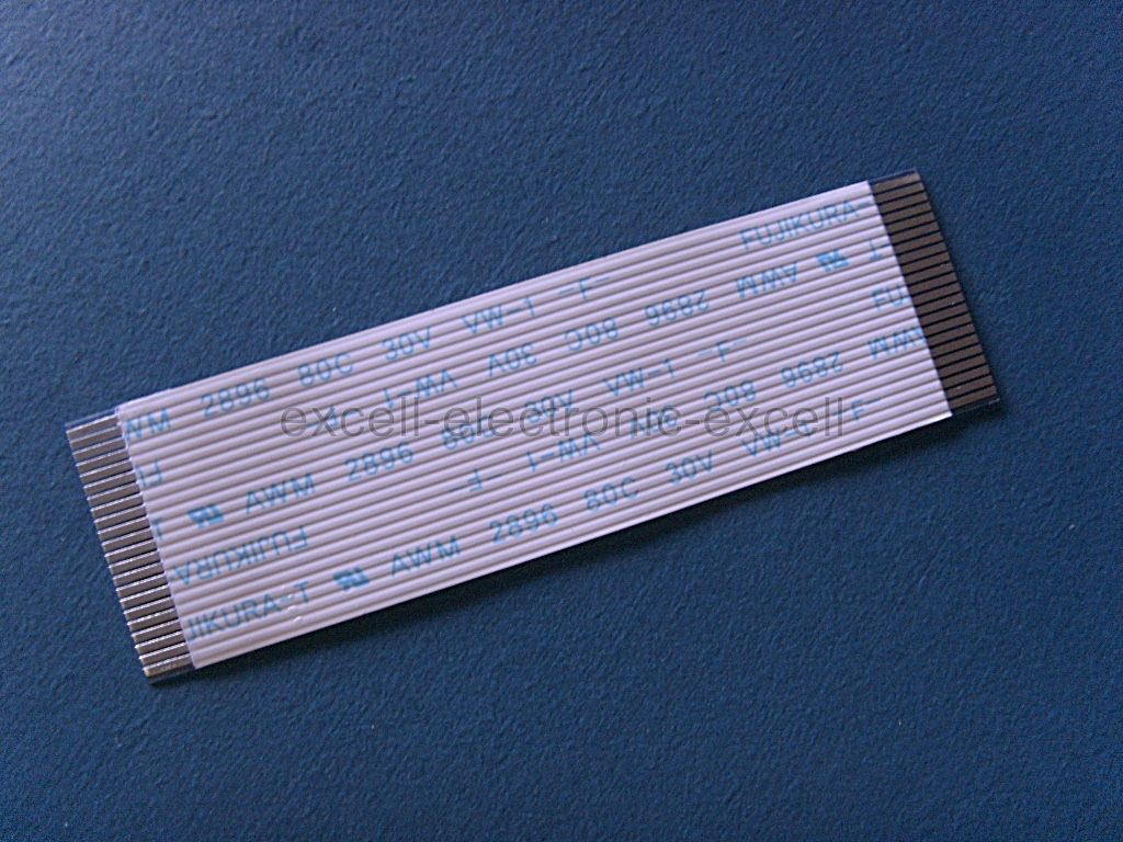 AWM 2896 80C 30V RIBBON FLEX CABLE 1.00 mm 22 PIN 3 22PIN 80mm