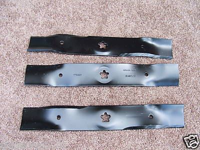 CRAFTSMAN 48 OEM MOWER DECK MULCH BLADES # 173921 FITS POULAN 