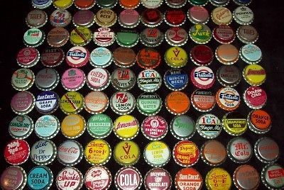 Lot of 200 Vintage Unused Soda Pop Bottle Caps Nice Collection 