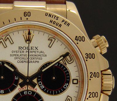 ROLEX   18kt Gold 40mm DAYTONA White PANDA Dial  116518 SANT BLANC