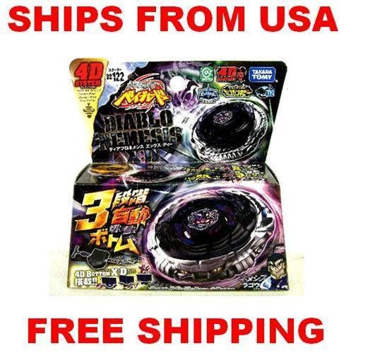 TAKARA Beyblade BB 122 4D DIABLO NEMESIS XD Starter Launcher Ship 