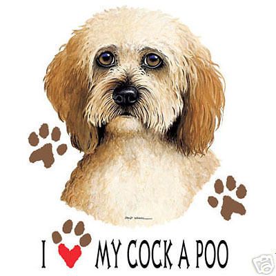 cockapoo designer love t shirt  9 99