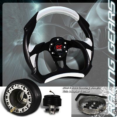 90 95 MR2 89 97 Corolla/Celica Silver Stitch Black PVC 320MM Steering 