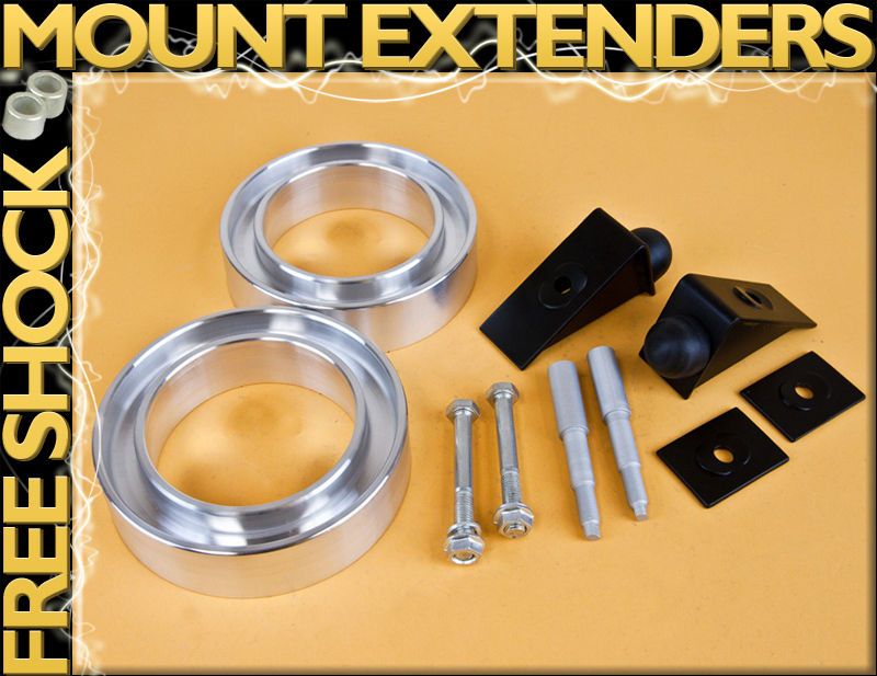 BB FRONT 3 BODY SUSPENSION LEVELING LIFT KIT W/ SHOCK EXTENDER &BUMP 