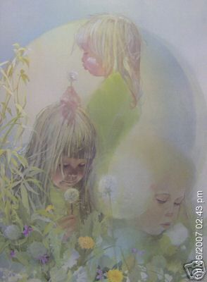 make a wish by carolyn blish children dandelions time left