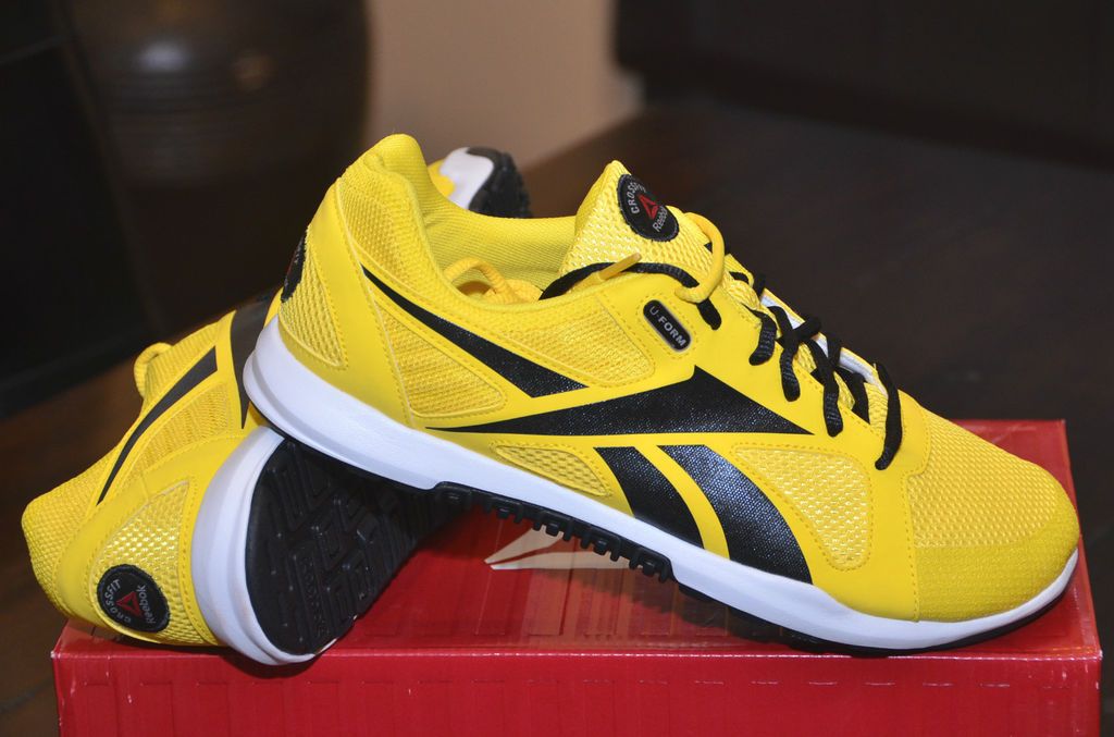 REEBOK CROSSFIT FLEX NANO U FORM BLAZE YELLOW/BLK J90997 MENS 