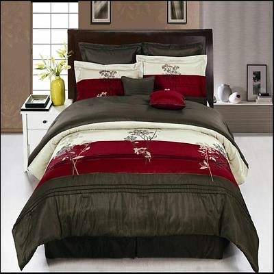 Portland Style 12 Piece Polyester Bed In A Bag Comforter Sets 