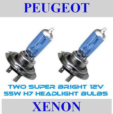   XENON Upgrade Headlight H7 BULBS   206 207 307 406 407 607 807 307CC