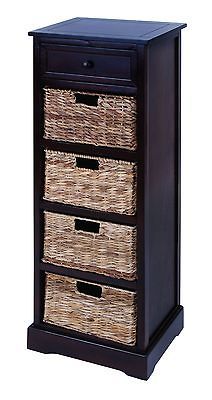 buy mastercraft cabinet with 4 vertical wicker baskets time left