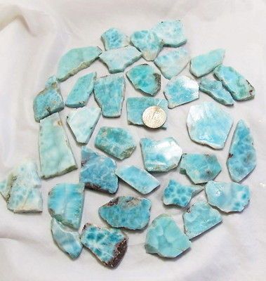 125 grs larimar slab lot excellent deal 