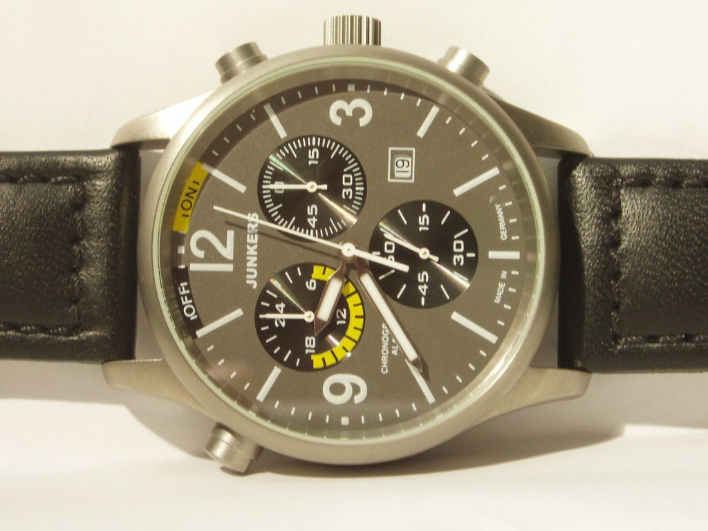 JUNKERS Titanium Chronograph Alarm 6296 rrp £279