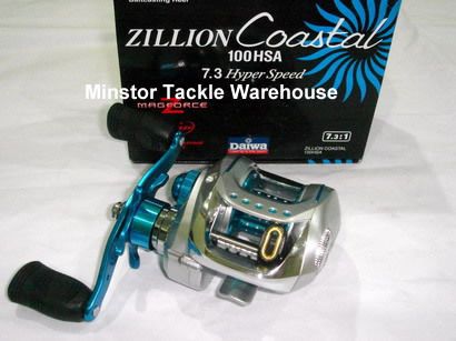 daiwa zillion coastal 100hsa baitcasting 100 hsa 7 3 from