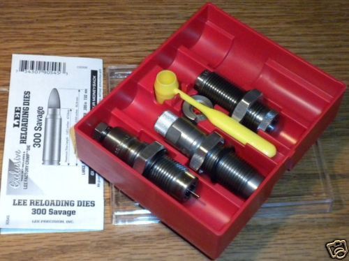 lee 300 savage 3 die set w factory crimp new