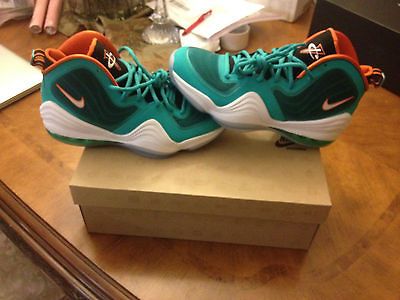 nike air penny v 5 dolphin miami 8 13 hoh in hand